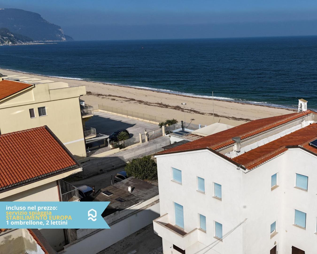 Rs316 - Marcelli, Bilocale In Residence Fronte Mare Pt Bagian luar foto