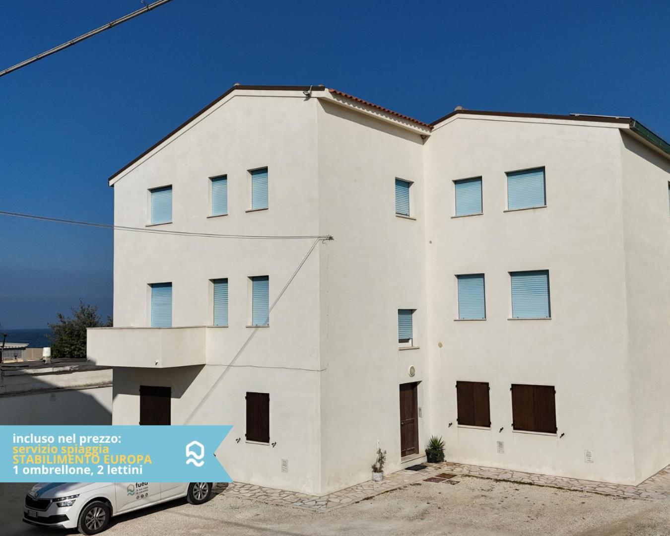 Rs316 - Marcelli, Bilocale In Residence Fronte Mare Pt Bagian luar foto
