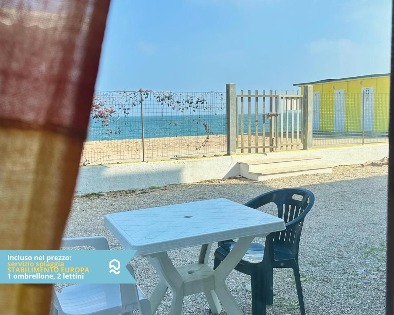 Rs316 - Marcelli, Bilocale In Residence Fronte Mare Pt Bagian luar foto